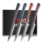 Kaze VG10 Damascus Steel Steak Knives - Image 10