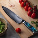 Awabi Damascus Chef Knife Set - Image 7