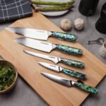 Awabi Damascus Chef Knife Set - Image 15