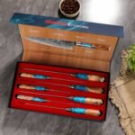 Executive Japanese Damascus Steel Knife Set - Image 2