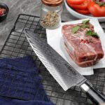 Gyuto Executive Chef Knife with Black Resin Handle - Image 3