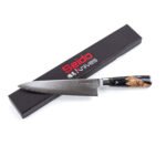 Gyuto Executive Chef Knife with Black Resin Handle - Image 7