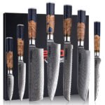 Hanikamu VG10 Damascus Chef Knife Set - Image 6