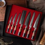 Hanikamu VG10 Damascus Chef Knife Set - Image 5