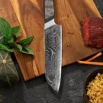 Meisai Damascus Chef Knife Set - Image 11
