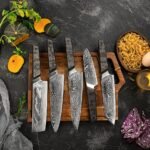Meisai Damascus Chef Knife Set - Image 3