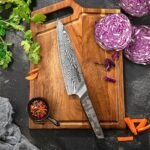 Meisai Damascus Chef Knife Set - Image 15