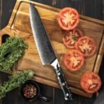 Takoizu 8 Gyuto Chef Knife with Black Handle