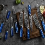 Tengoku 10-Piece Blue Chef Knife Set